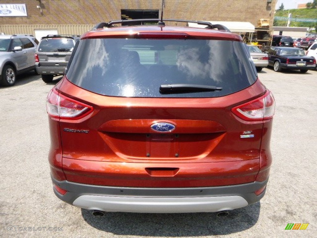 2014 Escape SE 1.6L EcoBoost 4WD - Sunset / Charcoal Black photo #3