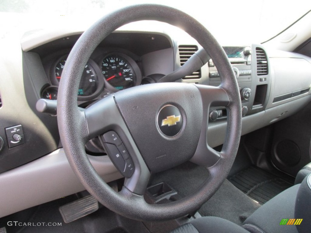 2012 Silverado 1500 LS Extended Cab 4x4 - Graystone Metallic / Dark Titanium photo #15