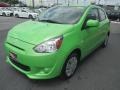 2014 Kiwi Green Mitsubishi Mirage DE  photo #2