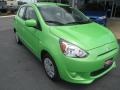 2014 Kiwi Green Mitsubishi Mirage DE  photo #3