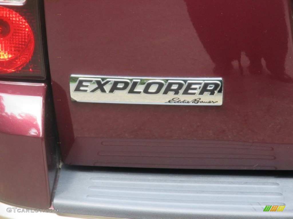 2007 Explorer Eddie Bauer 4x4 - Dark Cherry Metallic / Camel photo #15