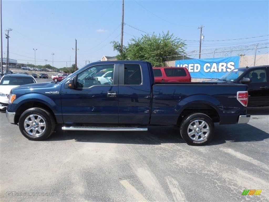 2014 F150 XLT SuperCab - Blue Jeans / Steel Grey photo #6