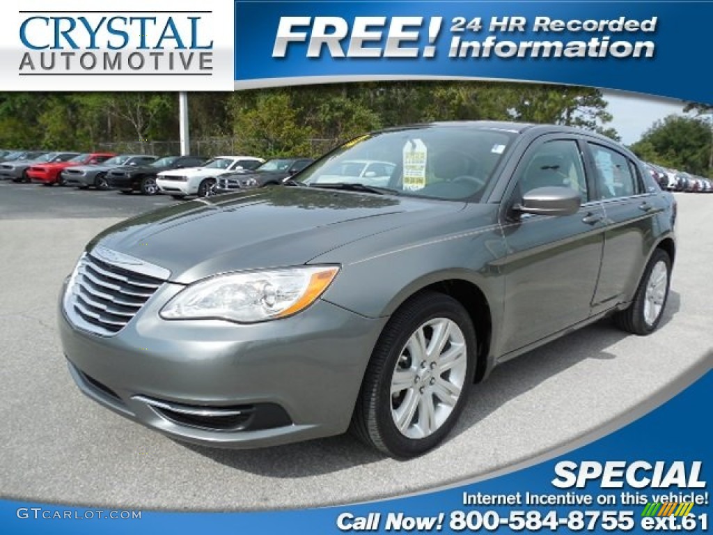 2012 200 Touring Sedan - Tungsten Metallic / Black/Light Frost photo #1
