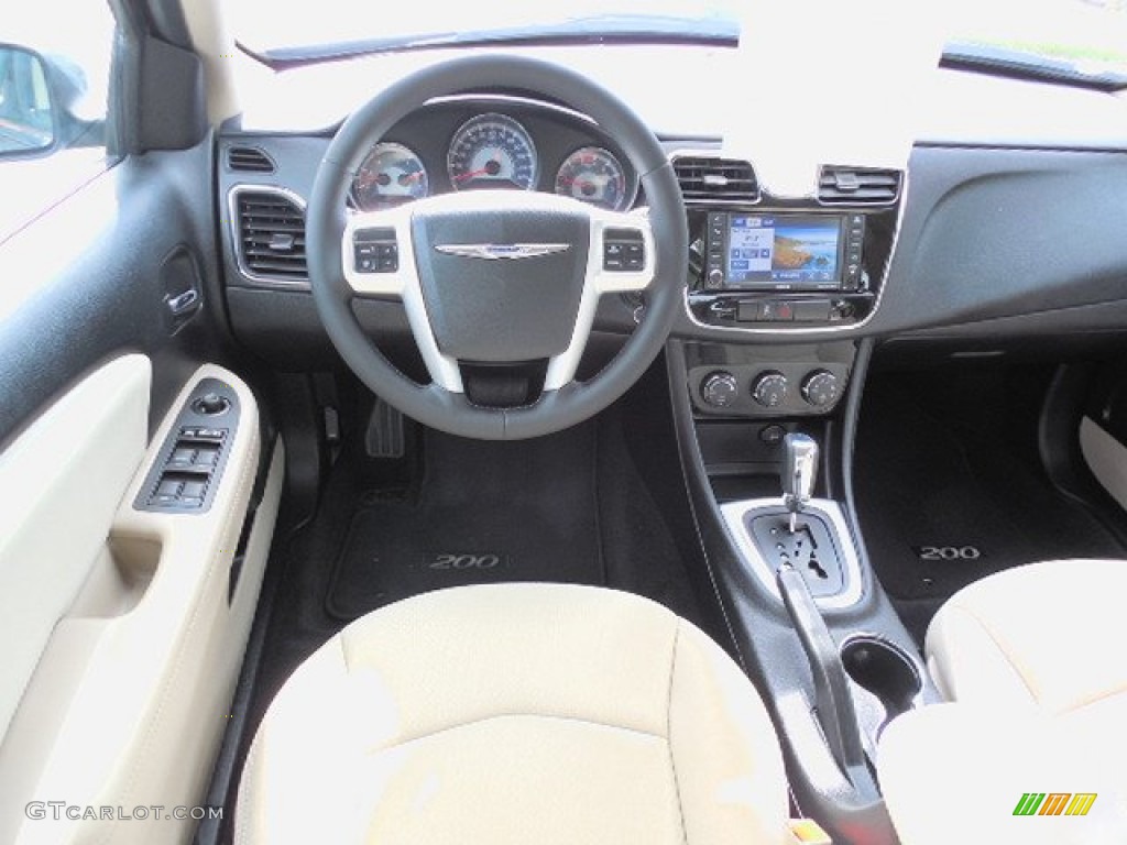 2012 200 Touring Sedan - Tungsten Metallic / Black/Light Frost photo #6