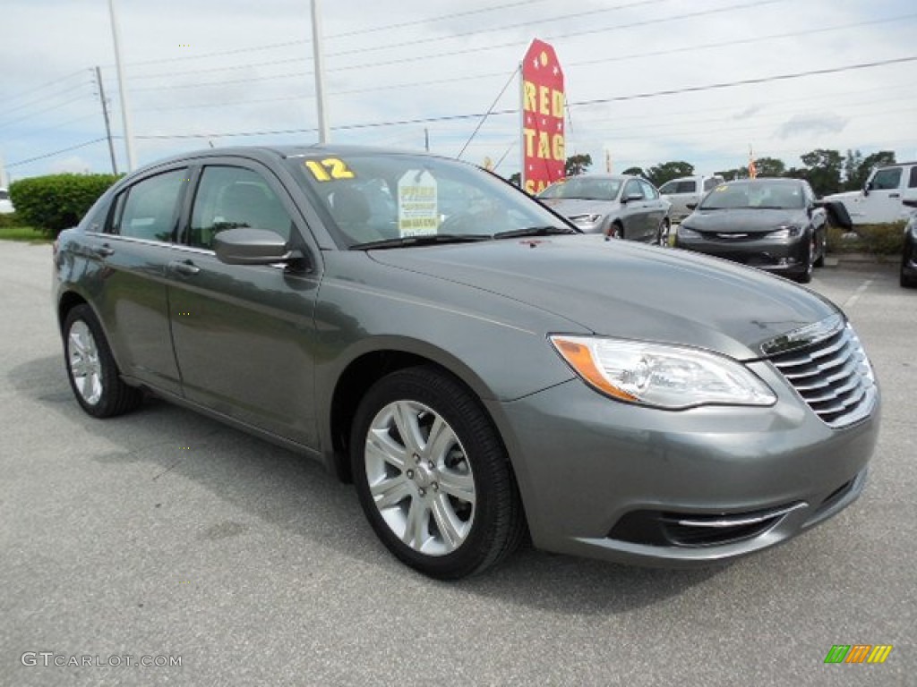 2012 200 Touring Sedan - Tungsten Metallic / Black/Light Frost photo #10