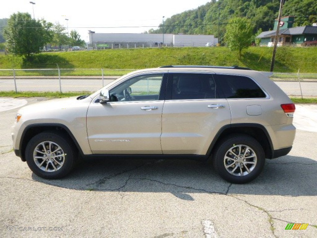 2015 Grand Cherokee Limited 4x4 - Cashmere Pearl / Black/Light Frost Beige photo #2
