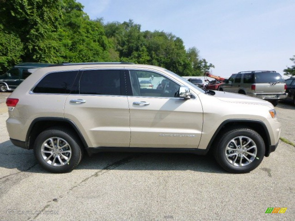 2015 Grand Cherokee Limited 4x4 - Cashmere Pearl / Black/Light Frost Beige photo #6