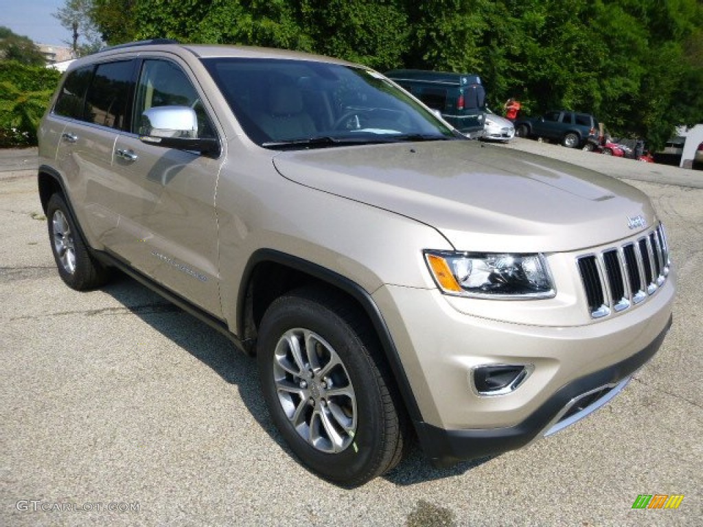 2015 Grand Cherokee Limited 4x4 - Cashmere Pearl / Black/Light Frost Beige photo #7