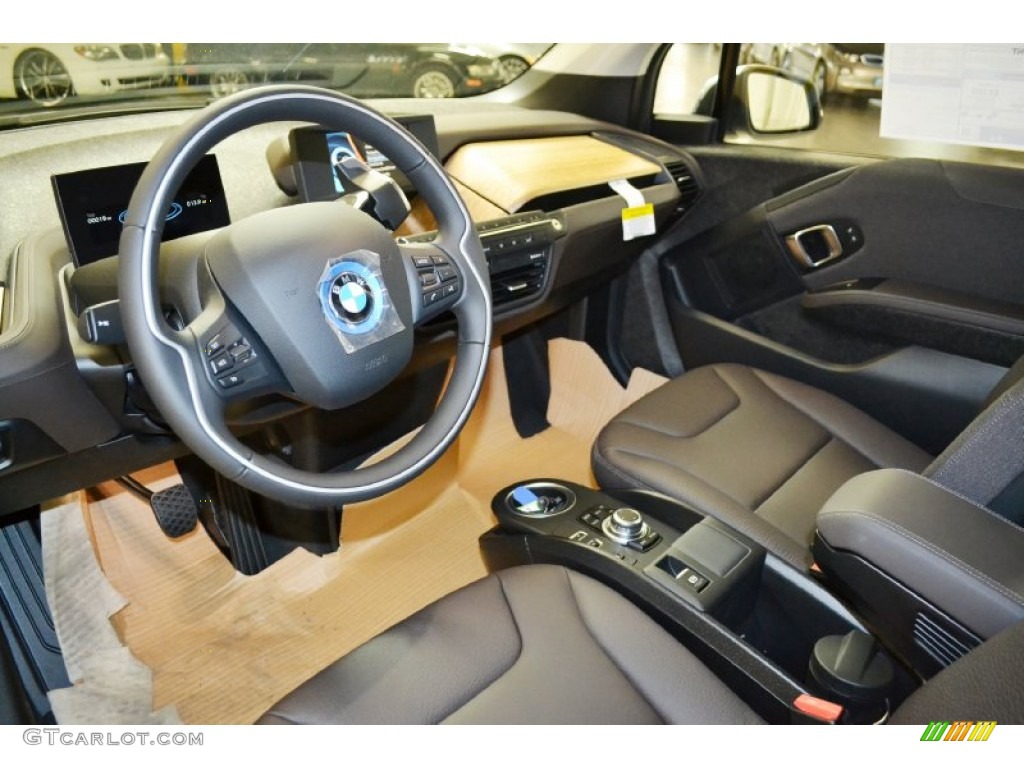 Tera Dalbergia Brown Full Natural Leather Interior 2014 BMW i3 Standard i3 Model Photo #96060588