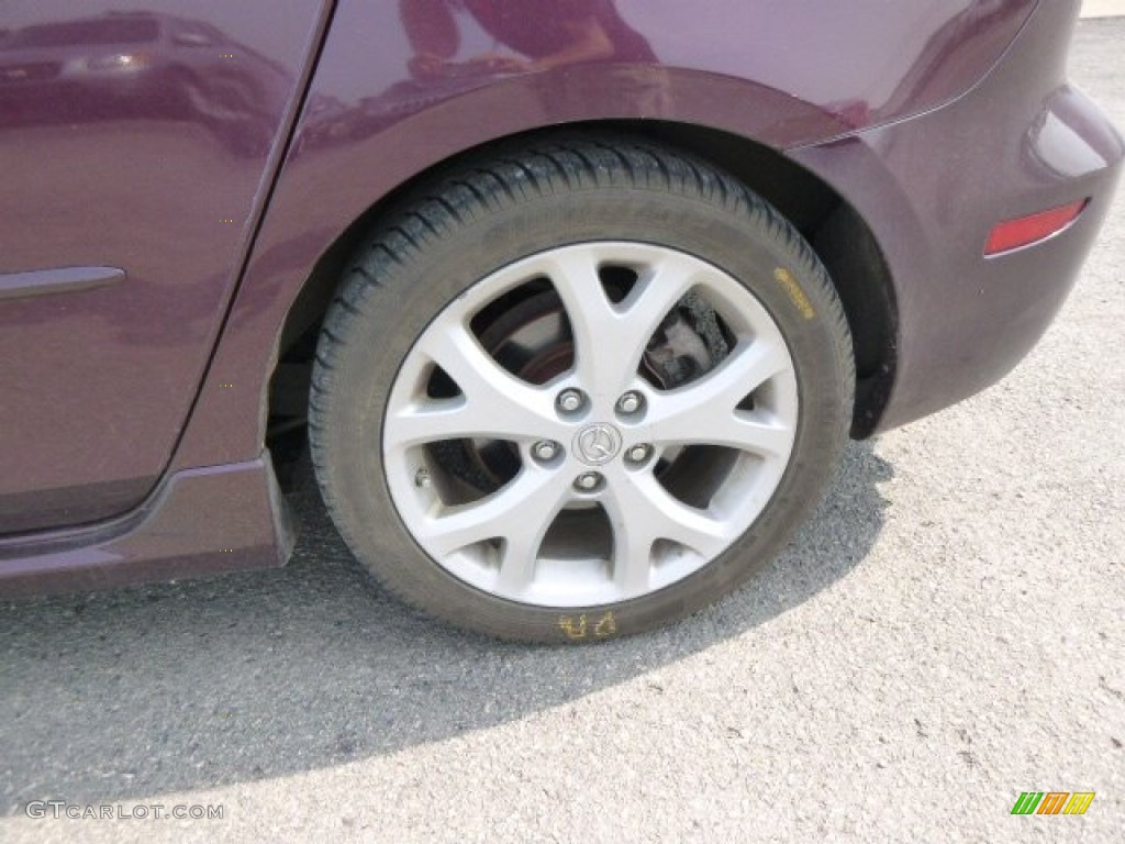 2008 MAZDA3 s Grand Touring Hatchback - Phantom Purple Mica / Black photo #7