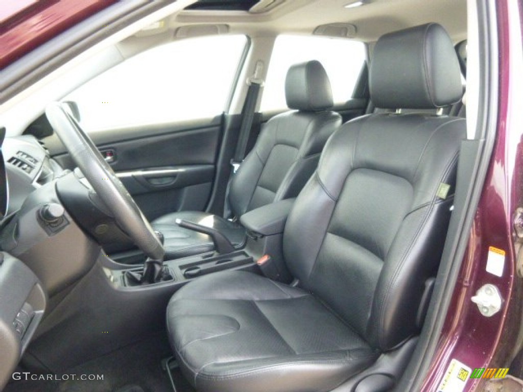 2008 MAZDA3 s Grand Touring Hatchback - Phantom Purple Mica / Black photo #8