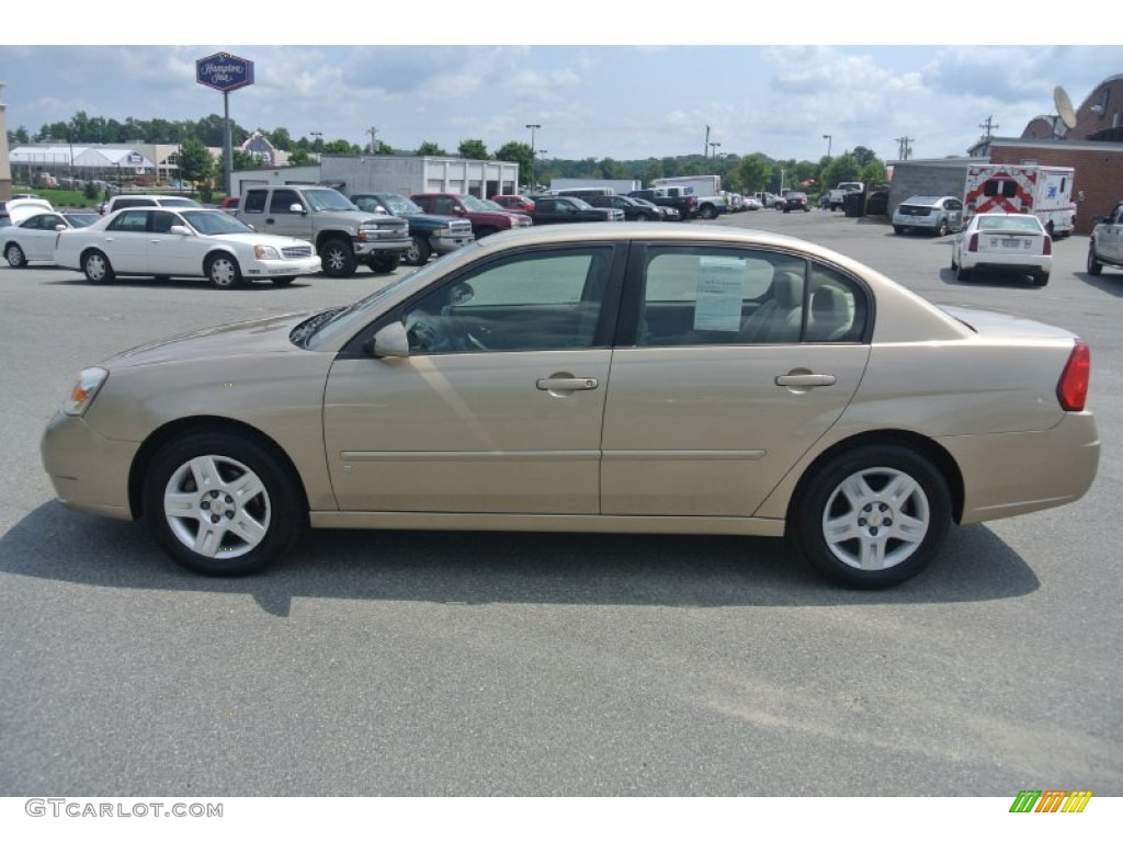 2007 Malibu LT Sedan - Sandstone Metallic / Cashmere Beige photo #3