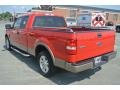 2004 Bright Red Ford F150 Lariat SuperCab  photo #4