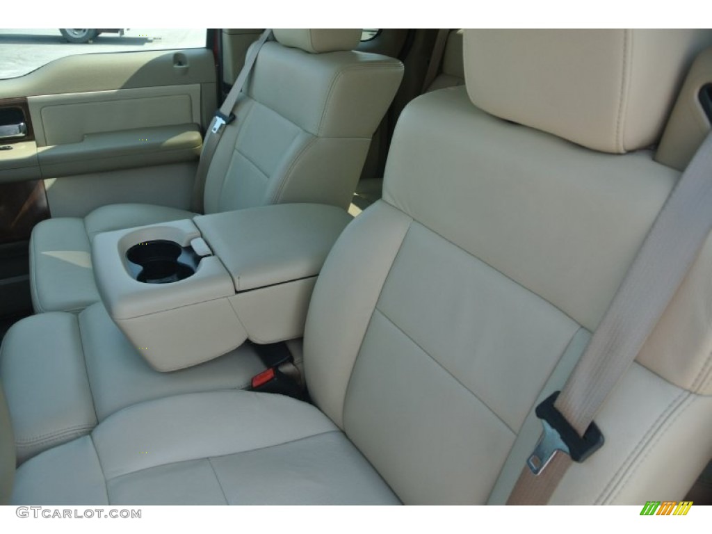 2004 F150 Lariat SuperCab - Bright Red / Tan photo #10