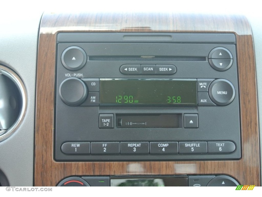 2004 F150 Lariat SuperCab - Bright Red / Tan photo #15