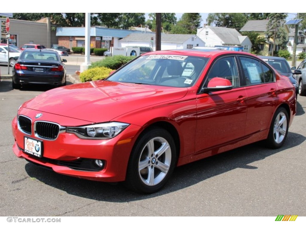 2014 3 Series 328i xDrive Sedan - Melbourne Red Metallic / Black photo #7