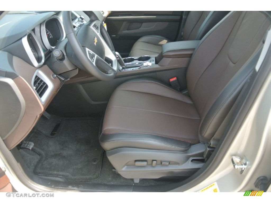2014 Equinox LT - Champagne Silver Metallic / Brownstone/Jet Black photo #8