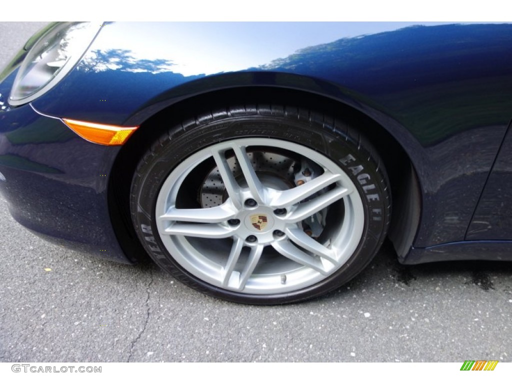 2013 911 Carrera Cabriolet - Dark Blue Metallic / Luxor Beige photo #10