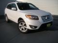 2011 Frost White Pearl Hyundai Santa Fe SE  photo #2