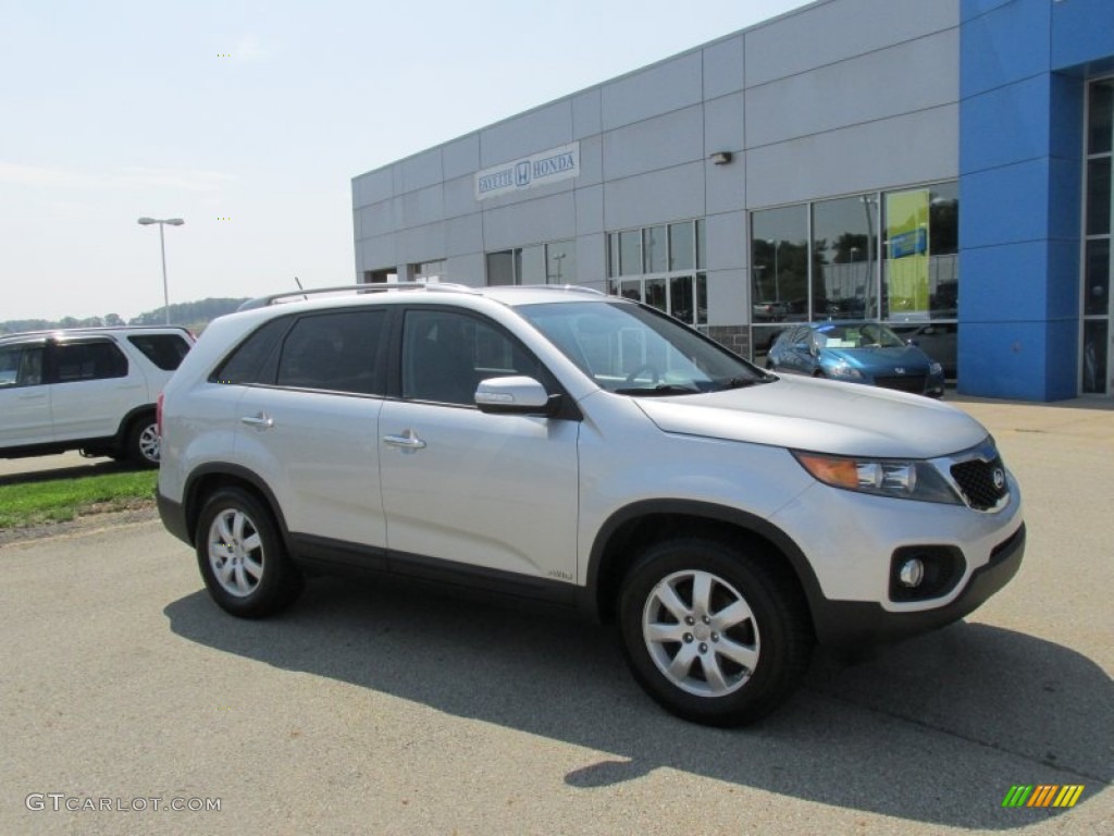 2012 Sorento LX AWD - Titanium Silver / Black photo #1