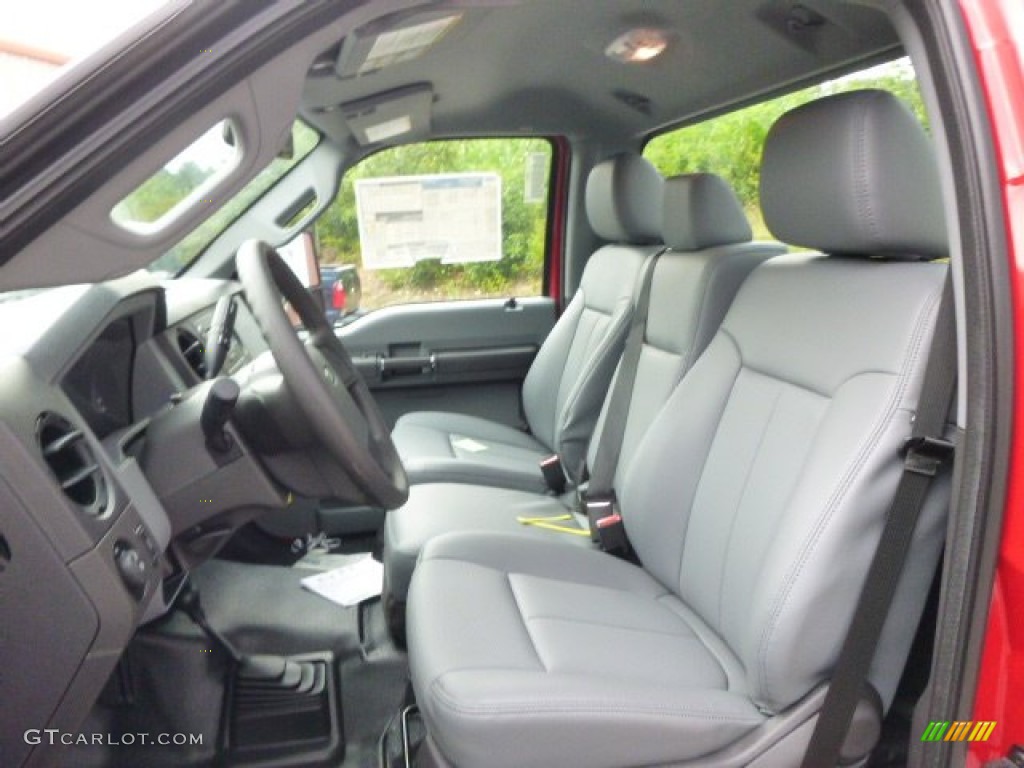 Steel Interior 2015 Ford F250 Super Duty XL Regular Cab 4x4 Photo #96073368