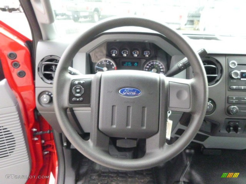 2015 Ford F250 Super Duty XL Regular Cab 4x4 Steel Steering Wheel Photo #96073545