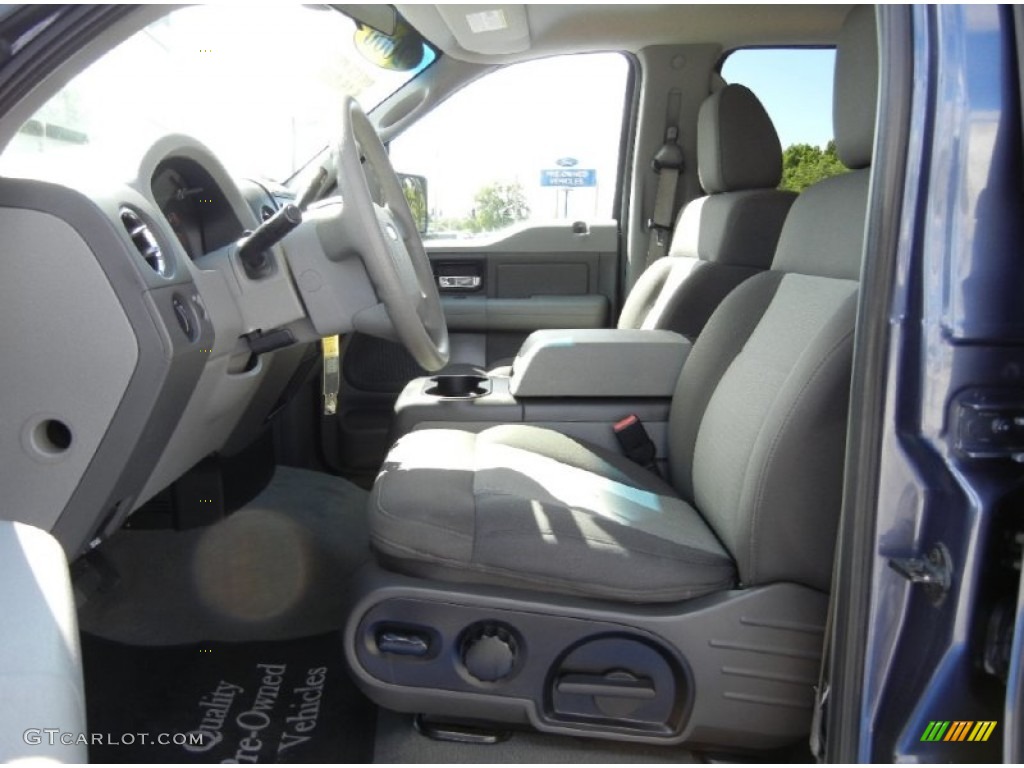 2006 F150 XLT SuperCrew - Medium Wedgewood Blue Metallic / Medium/Dark Flint photo #12