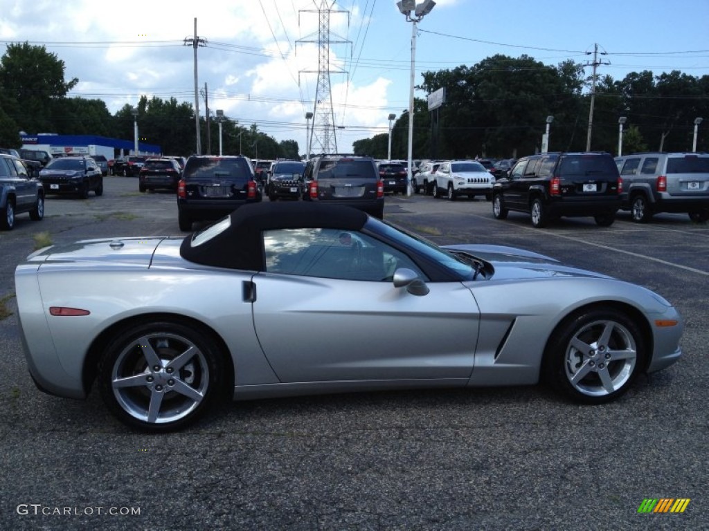 2005 Corvette Convertible - Machine Silver / Ebony photo #5