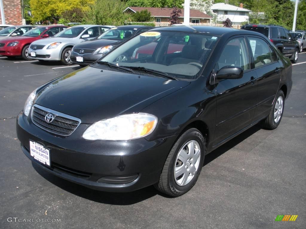 2006 Corolla LE - Black Sand Pearl / Stone photo #1