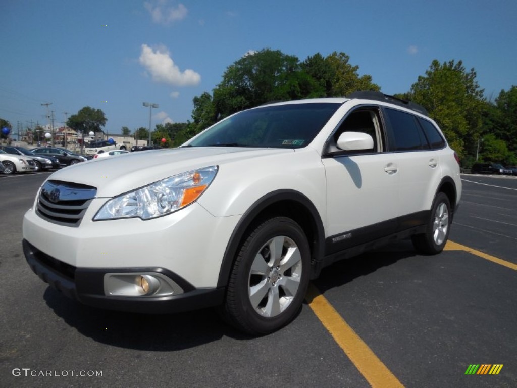 Satin White Pearl 2010 Subaru Outback 2.5i Premium Wagon Exterior Photo #96076917