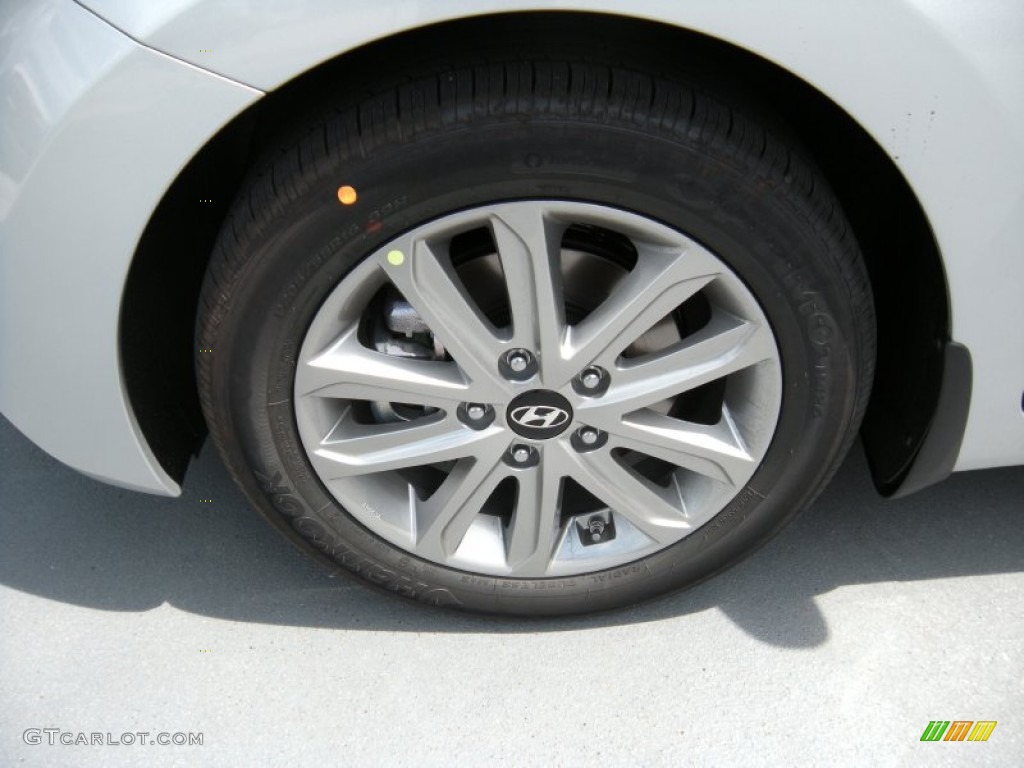 2015 Elantra SE Sedan - Shimmering Air Silver / Black photo #11