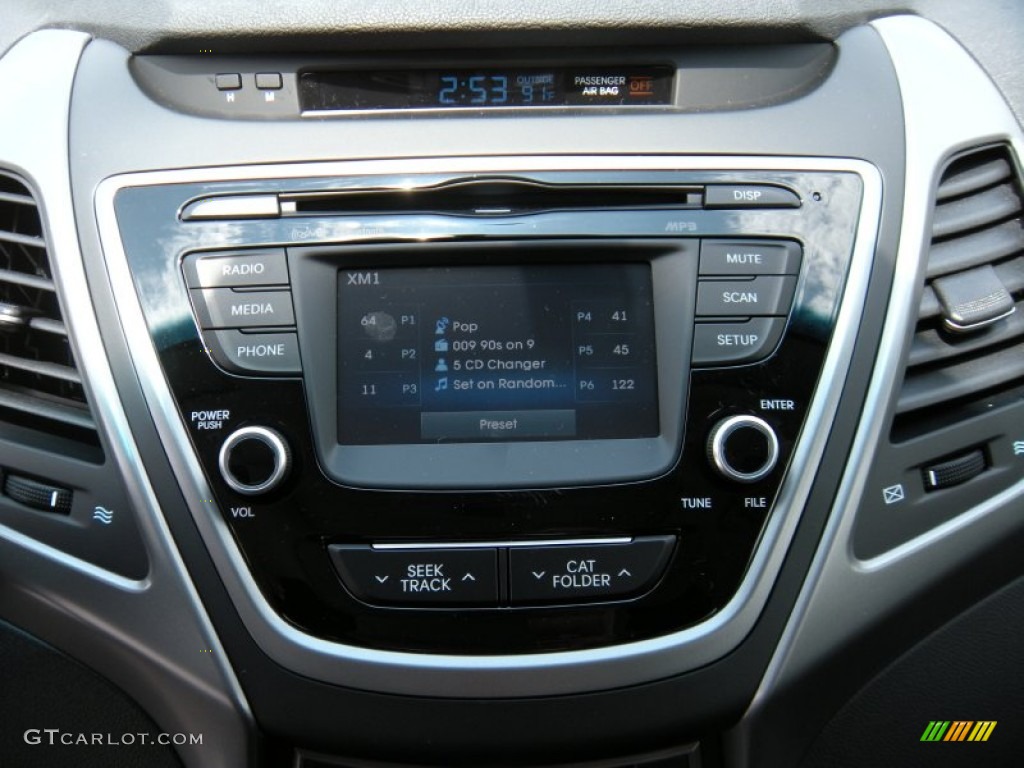 2015 Elantra SE Sedan - Shimmering Air Silver / Black photo #27