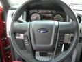 2014 Ford F150 Raptor Special Edition Black/Brick Accent Interior Steering Wheel Photo