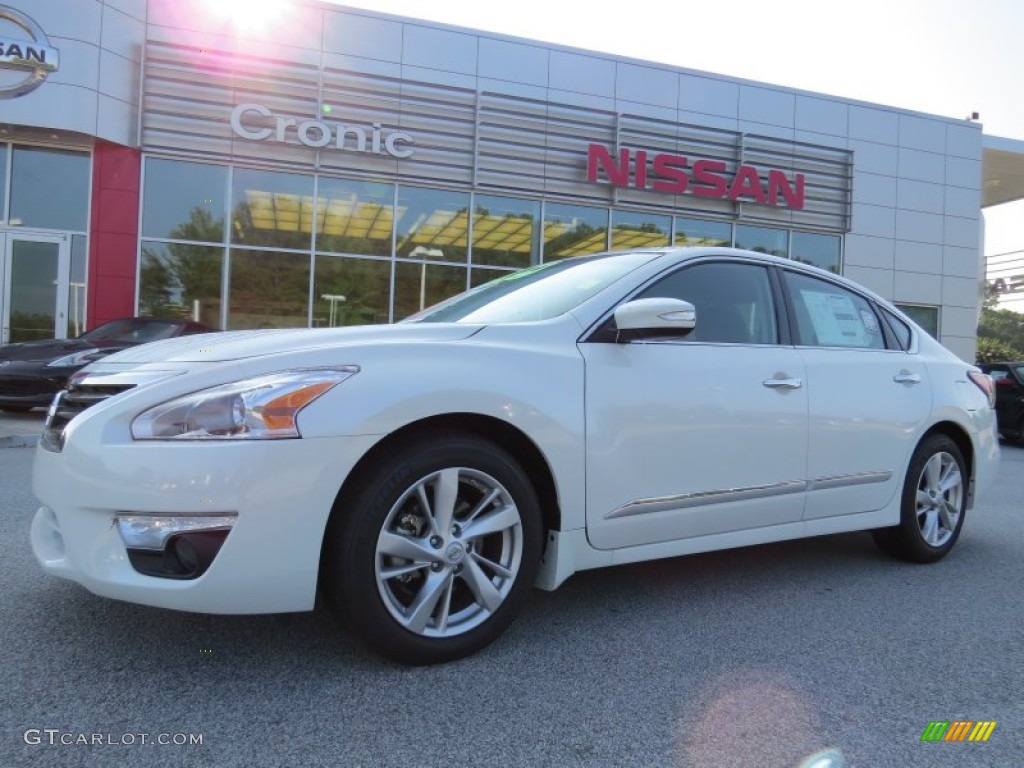 2014 Altima 2.5 SL - Pearl White / Charcoal photo #1