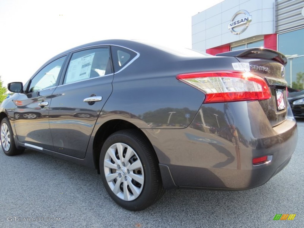 2014 Sentra SV - Amethyst Gray / Charcoal photo #3