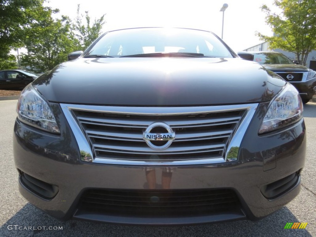 2014 Sentra SV - Amethyst Gray / Charcoal photo #7