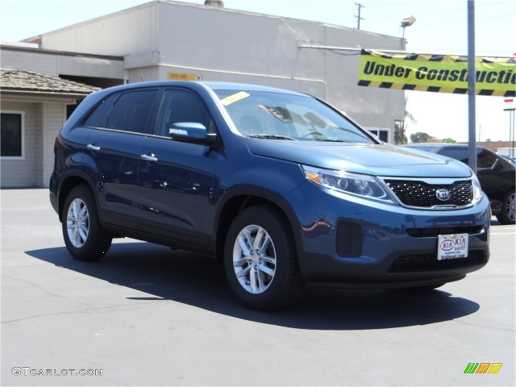 2015 Sorento LX - Wave Blue / Black photo #1