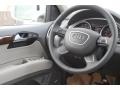 Limestone Gray Steering Wheel Photo for 2015 Audi Q7 #96082689
