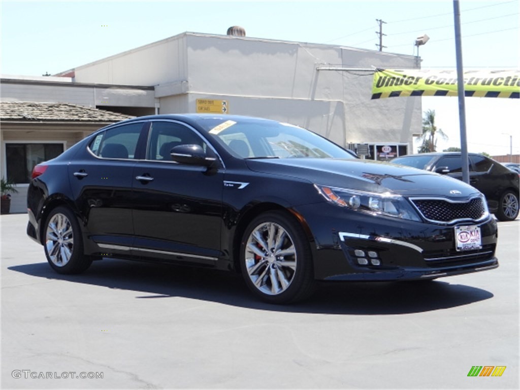 2015 Optima EX - Ebony Black / Black photo #1