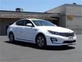 Snow White Pearl 2014 Kia Optima Hybrid LX