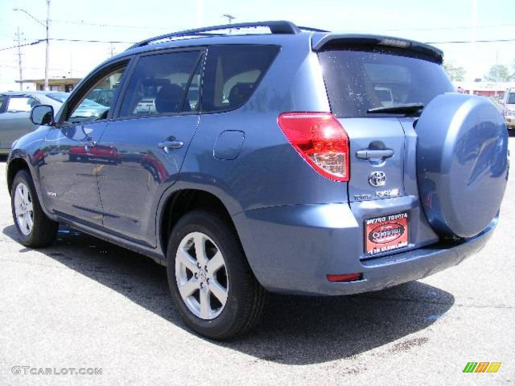 2007 RAV4 Limited 4WD - Pacific Blue Metallic / Taupe photo #5