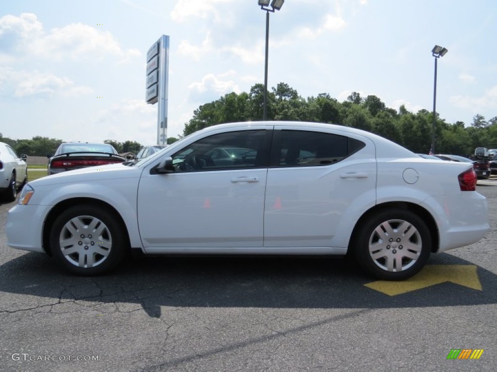 2014 Avenger SE - Bright White / Black/Light Frost Beige photo #4
