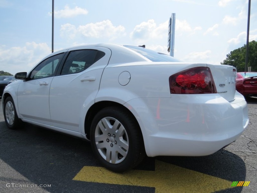2014 Avenger SE - Bright White / Black/Light Frost Beige photo #5