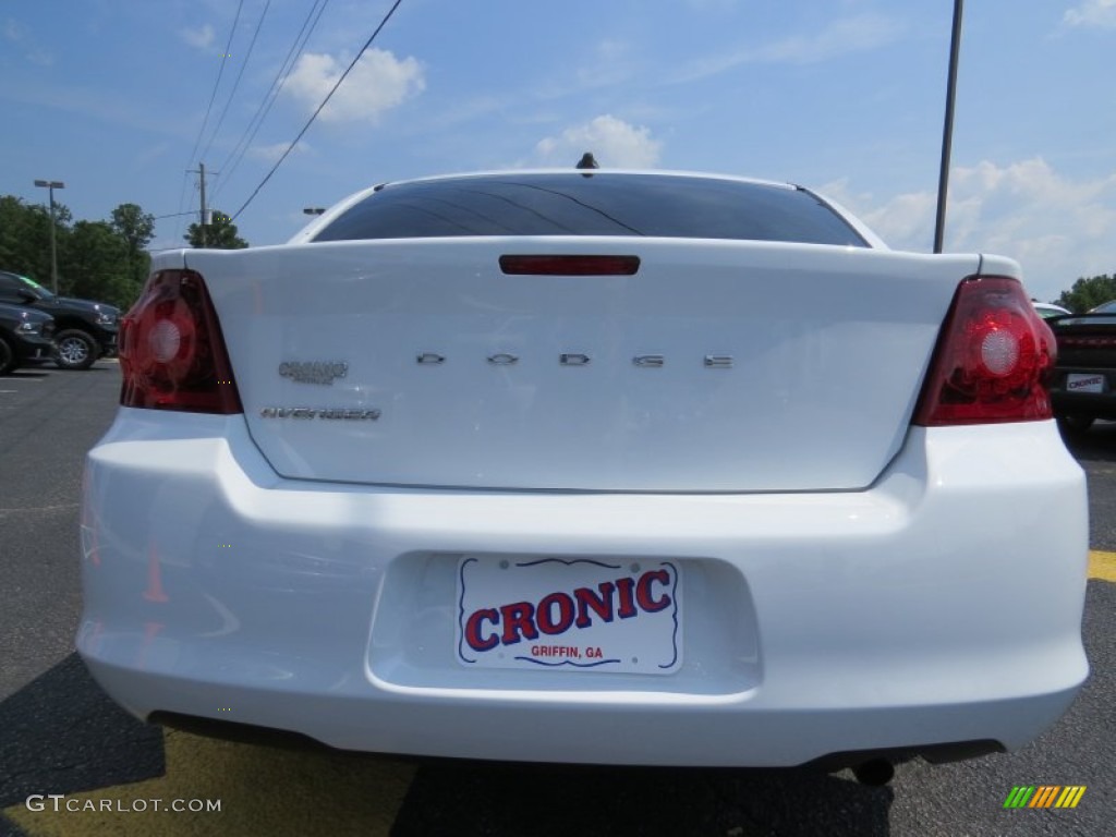 2014 Avenger SE - Bright White / Black/Light Frost Beige photo #6
