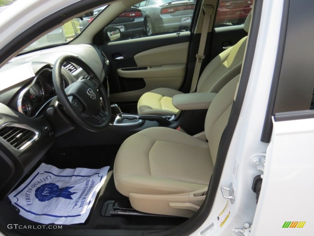 2014 Avenger SE - Bright White / Black/Light Frost Beige photo #9
