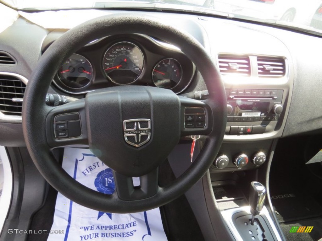 2014 Avenger SE - Bright White / Black/Light Frost Beige photo #10
