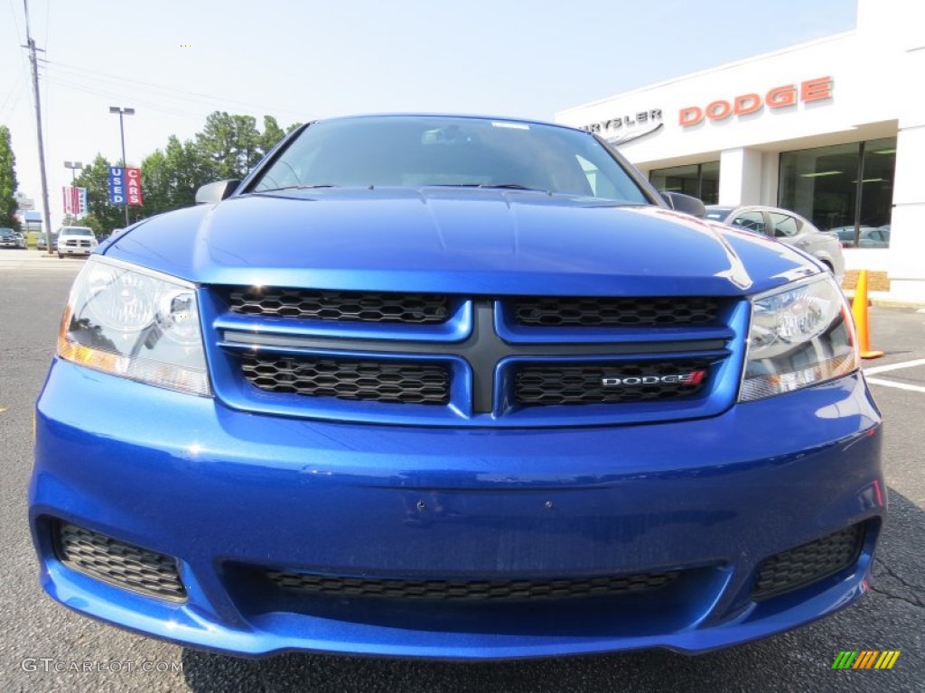 2014 Avenger SE - Blue Streak Pearl / Black photo #2