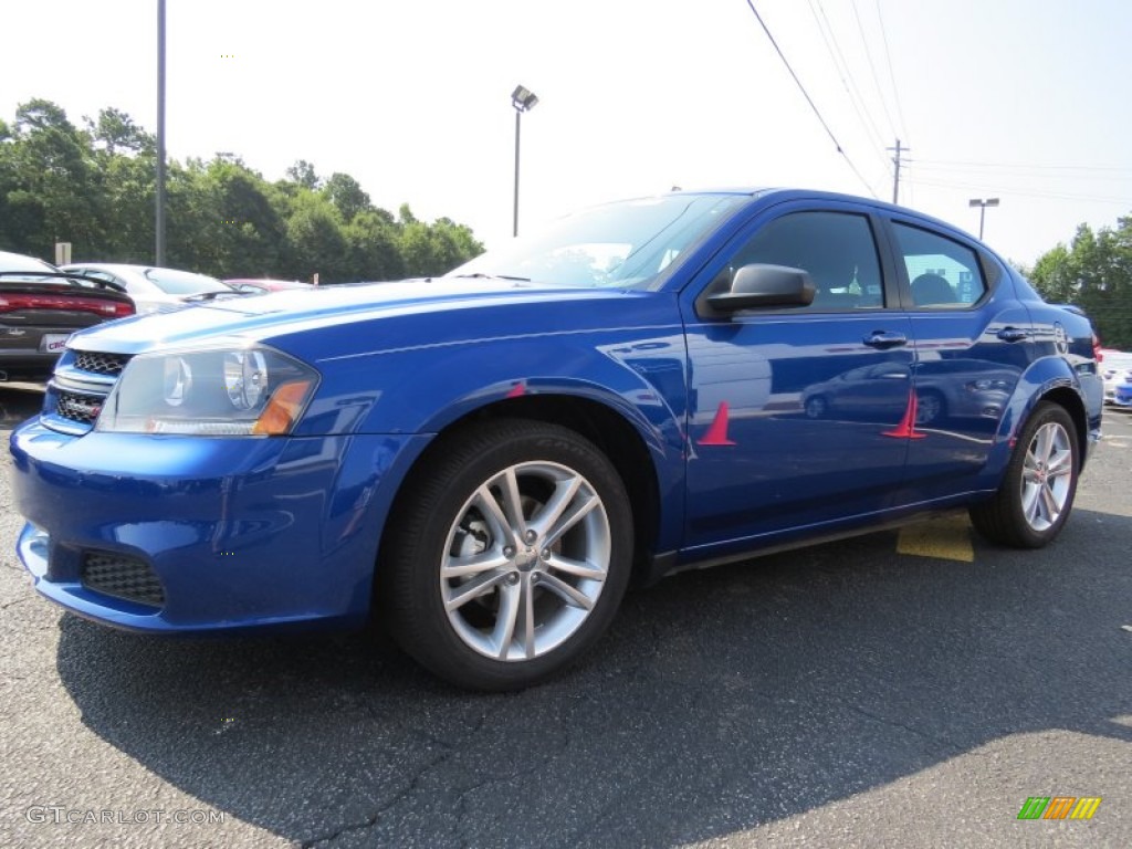 2014 Avenger SE - Blue Streak Pearl / Black photo #3