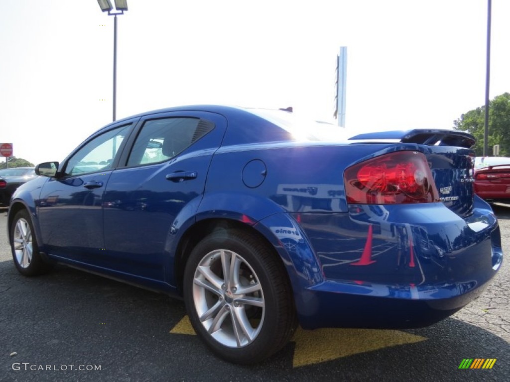 2014 Avenger SE - Blue Streak Pearl / Black photo #5