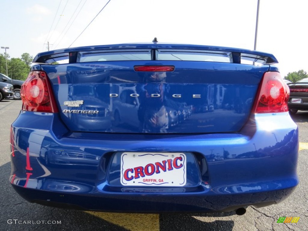 2014 Avenger SE - Blue Streak Pearl / Black photo #6